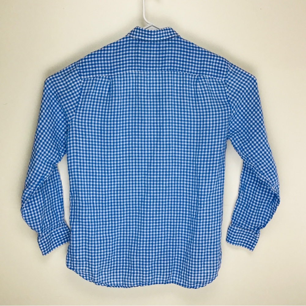 Vineyard Vines 100% linen mens long sleeve button up shirt M - Picture 8 of 8
